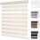 Kabellose Zebra-Rollos, 25 x 75 Zoll, Beige 1