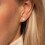 Weiße Perlenohrstecker-Sets für Damen, 7 mm, 6 Paar 2
