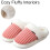 Dame bløde slip-on hjemmesko med memory foam 7