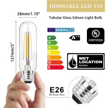 Ampoules LED Edison JINYUN 2700K 800lm Dimmables E26T10 (Lot de 4)