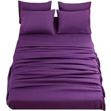 Mikrofaser-Bettwäscheset, Queen-Size, 4-teilig, tiefe Taschen