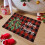 Tapis de Noël rouge en polyester, 60 x 40 cm 5