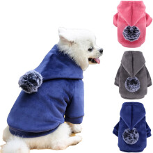 Hundtröja, vintermjuk flanellhundtröja, tröjor för valpar, små medelstora hundar, kläder och kläder