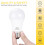 JINYUN-A60 LED Bulb E26 3000K/4000K/5000K 9W 120V 4