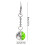 Four Leaf Clover Keychain Crystal Ball Pendant 1pc 3
