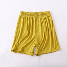 Shorts femininos lulshou, shorts femininos de verão em cor sólida com cintura elástica, shorts finos casuais para usar em casa, shorts esportivos