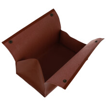 Leren tissuehouder/doos 19x11,5x11 cm