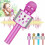 Micrófono de karaoke infantil para niñas de 3 a 10 años. 1