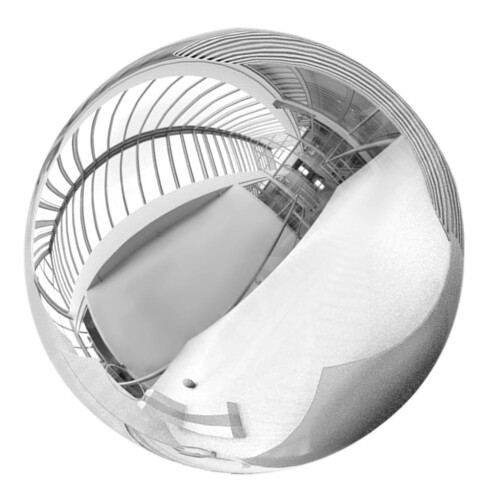 Globo de Jardim Esférico em Aço Inoxidável de 15 cm (6 polegadas) - 1 Peça 2
