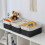 Fabric Storage Bin - Grey Cube Organizer 20L x 16W x 14H cm 2