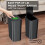 Trash Can Set Black 4 Gal and 2.6 Gal 3-Pack 5