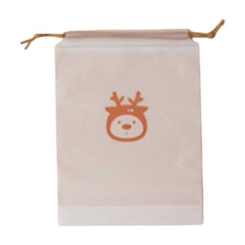 Shoe Bags Portable Drawstring 10-Pack White 9.8"x7" 1