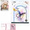 Draagbare aquarelset: aquarelschetsboek + verf + penselen 1