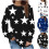 Damenmode Top Lässiges einfarbiges Rundhals-Langarmshirt Tunika-Top 6