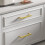 Brass Brushed Gold Cabinet Pulls 8 in 10 Pack 2
