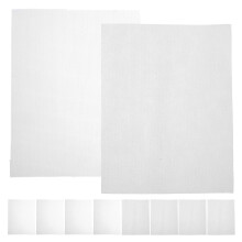 OFFIGAM Eelf 10 Sets White Cloth Mold Deckle Replacement Grid Educational Craft Tool for Kids Creative Hobbyists