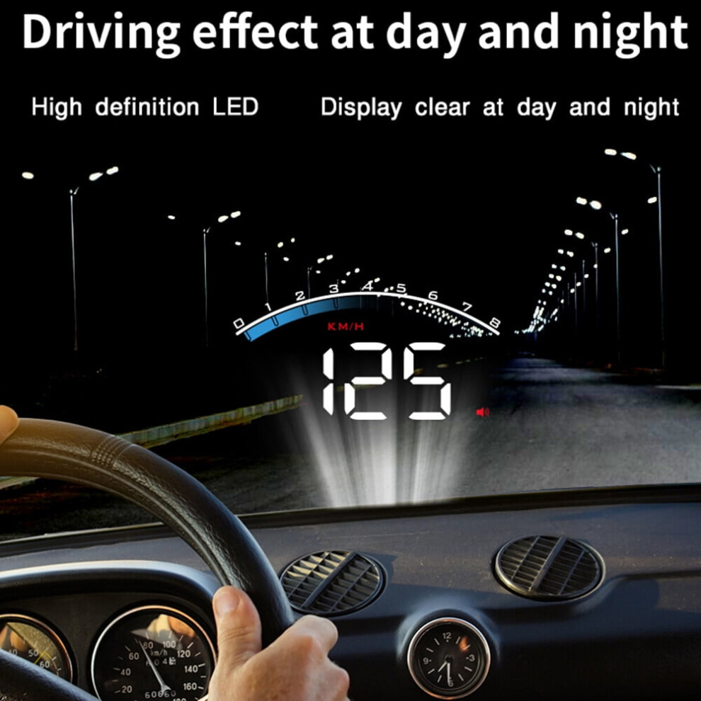 M6s 3.5" Led Hud Display For Cars, Suvs, Rvs Â Compatible With Obd2 9357860759038