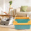 Cat Litter Box Semi-Enclosed Small 1 Set 8