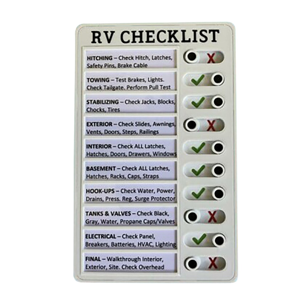 Rv Project & Inspection Checklist, Registration Form Â Compatible With Rv Tools & Home Improvement 9357860758932