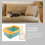 Cat Litter Box Semi-Enclosed Small 1 Set 5