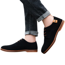 jjayotai Men Shoes Clearance Sale Men'S Fashion Casual Solid Lace Up Oxfords Leather Shoes Male Business Shoes Rollbacks