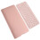 Durable PU Keyboard Sleeve Pink Protective Cover Portable and Compact 5