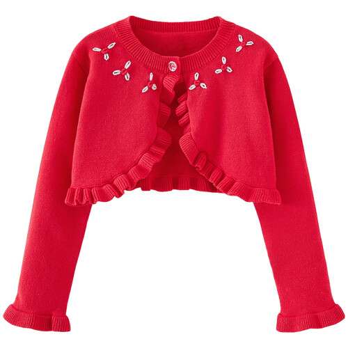 Πλεκτή πλεκτή ζακέτα με κουμπιά για κορίτσια, ελαφρύ παλτό για κορίτσια 12 μηνών-9 1