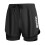 Herreshorts med fôr og lommer, svart 3
