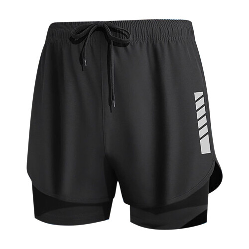 Herreshorts med fôr og lommer, svart 2