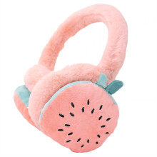 Ear Muffs for Winter Women,Comfortable and Warm Earmuffs for Women Winter,Skin-Friendly and Soft Womens Ear Muffs,Watermelon