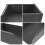 Concrete splash block for gutter downspout 1 piece 3