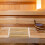 OFFIGAM Sauna Backrest For Bathroom Beige Bamboo Plastic 1Set 2