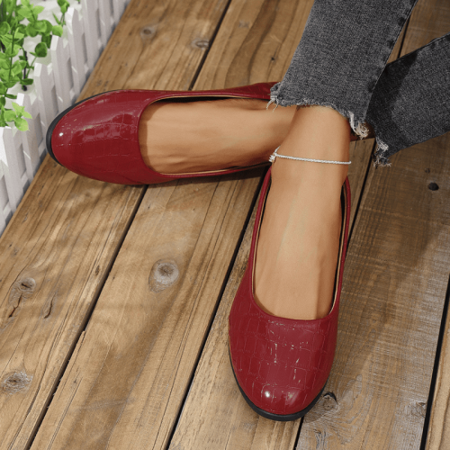 Γυναικεία Slip-On Loafers – Άνετα, Αναπνέοντα, Αντιολισθητικά Επίπεδα Παπούτσια για 1