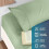 Queen Brushed Microfiber Sheet Set Sage 4-Piece 5
