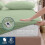 Queen Brushed Microfiber Sheet Set Sage 4-Piece 3