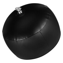 Présentoir à chapeau dôme noir en PVC (1 pièce)