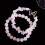 Bracciale da donna elastico con perline di ametista a forma di farfalla, 1 pezzo 7