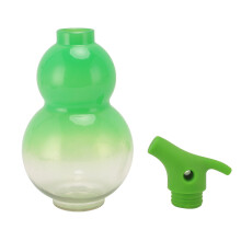 Kürbisförmige Wasserflasche aus PET große Kapazität grün Größe