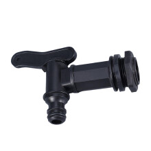 Water Butt Tap Black for Rain Storage Tank Garden Storage Bucket Tank