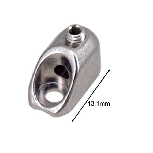 6x Guitar String Locking Nut with Mounting Screws Durable Accessory Si 1