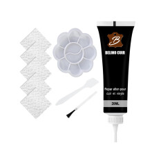 Leather Repair Cream Vinyl Repair Kits for Coat Leather Furniture Blac