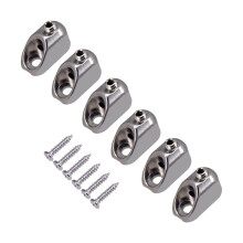 6x Guitar String Locking Nut with Mounting Screws Durable Accessory Si