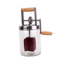 Hand Crank Butter Churner Kitchen Stainless Steel Gear Homemade Butter