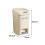 Garbage Container Bin Rectangle Modern Wastebasket for Restroom Toilet 2