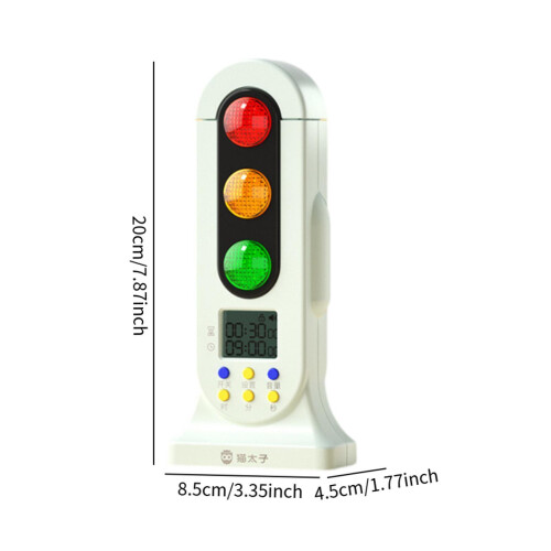 Traffic Light Timer Double Modes Count Down Timer for Classroom Testin 1