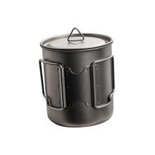 Titanium Cup Drinkware Portable Titanium Tea Cup for Outdoor Hiking Tr