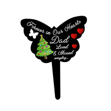 Cemetery Grave Sign Patio Acrylic Sympathy Memorial Remembrance Plaque