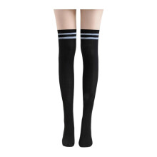 Thigh High Stockings Hosiery Casual Costume Patchwork Thin Extra Long