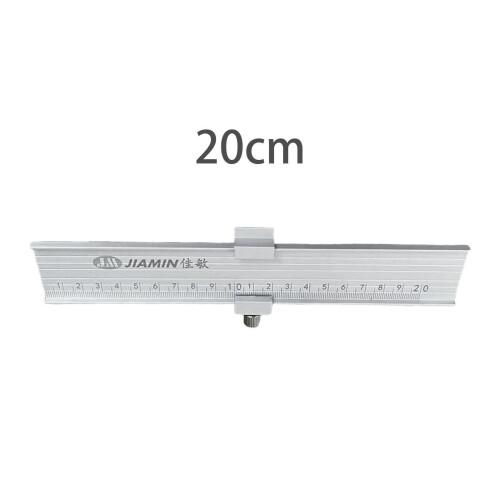 Woodworking Ruler with Slide Stop Positioning Ruler Precision Scribing 1
