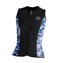 3mm Women Wetsuit Top Sleeveless Neoprene Diving Vest 3mm Zipper Divin
